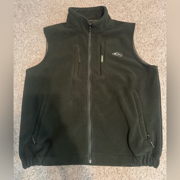 Drake Waterfowl Men's MST Layering Vest Dark Olive Green Fleece XXL Hunting Hike - Picture 1 of 4